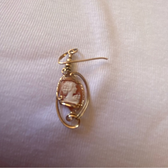 14k hand carved cameo hand made - Picture 4 of 8